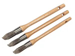 Faithfull 75FAIPOINT3 Pointed Brush Set, 3 Piece FAIPBPOINT3