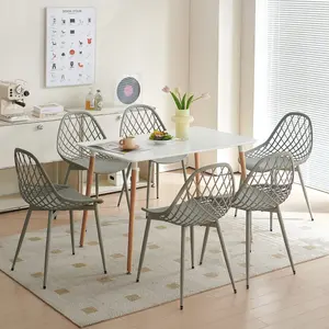 Filsaime Dining Chair (Set of 6) Grey / Grey / Grey