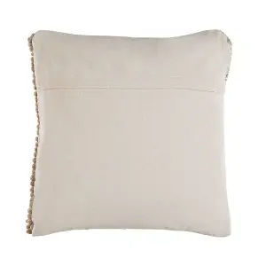 Set of 2 Cushions ASLANAPA Boucle 45 x 45 cm Solid Beige