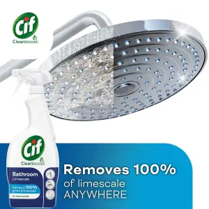 Cif Power & Shine 100% Limescale removal Bathroom Spray 700ml, 6Pk