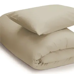 Belledorm Easycare Percale Duvet Cover Mushroom (Kingsize)