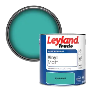 Leyland Trade Vinyl Matt Walls & Ceilings Emulsion Paint (S 2050-B50G) 2.5L