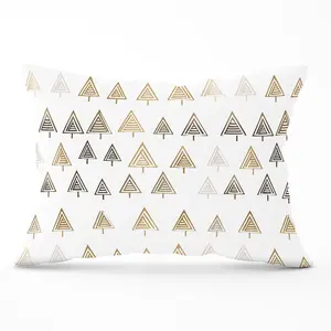 Geometric Christmas Tree Pattern Cushions 33cm x 48cm