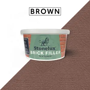 Stonelux Brick Repair Filler 0.3kg Brown Filler Brick Effect Filler