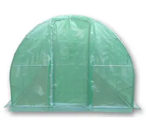 8m x 3m + Ground Anchor Kit (27' x 10' approx) Pro+ Green Poly Tunnel