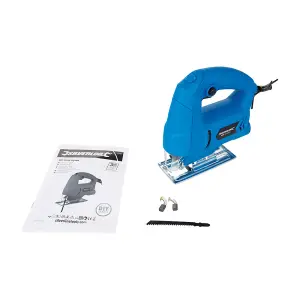 350W Adjustable Angle Jigsaw & Saw Blades 45 degree Hand Held Compact Cutting Tool