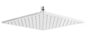 Square LED Fixed Shower Head, 300mm - Chrome