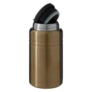 Maison by Premier Manhattan Gold Finish Food Flask