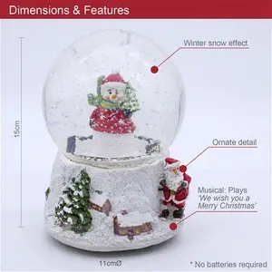 Decorative Musical Snow Globe The Seasonal Aisle