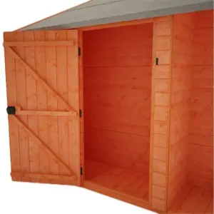 INSATLLED - 8ft x 8ft (2.35m x 2.35m) Wooden Storage APEX Summerhouse (12mm T&G Floor + Roof) (8 x 8) (8x8)