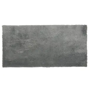 Shaggy Area Rug 80 x 150 cm Grey EVREN