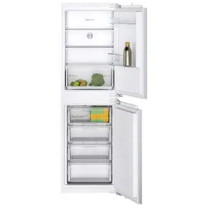 Bosch KIN85NSF0G Serie 2 50:50 Integrated Frost free Fridge freezer - White