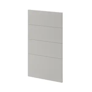 GoodHome Stevia Matt grey Drawer front, Pack of 1 (H)715mm (W)397mm (T)18mm