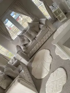 3+2 Cream Malibu Fullback + 2 Bolster Cushions