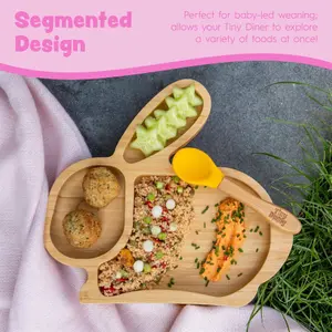 5pc Bamboo Rabbit Baby Weaning Set - Orange