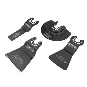 Faithfull Multi Tool Multi Function Tool Flooring Blade Set 4 Piece FAIMFKIT4