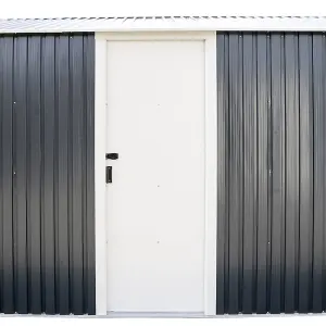 12 x 20 Metal Garage - Anthracite Grey (12ft x 20ft / 12' x 20' / 3.72m x 6.04m)