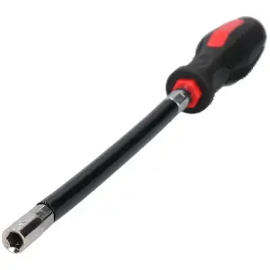 Flexible Screwdriver Drivers for Sockets Hex Bits 7mm Socket 300mm Length 3pc