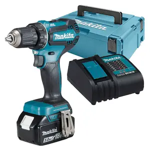 Makita DDF485 18V LXT Lithium Ion Brushless Drill Driver 2 Speed Bare - 1 x 5ah