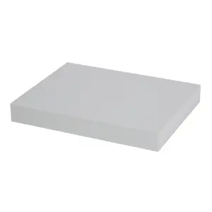 GoodHome Cusko Grey Rectangular Floating shelf (D)23.5cm