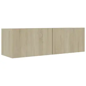 Berkfield 5 Piece TV Cabinet Set Sonoma Oak Engineered Wood