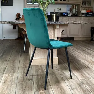 Eyre Upholstered Dining Chair Green