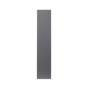 GoodHome Stevia Gloss anthracite Slab Highline Cabinet door (W)150mm (H)715mm (T)18mm