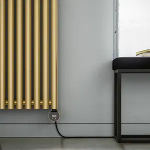 Terma 230V 1.5kW Brass Smart Vertical Oil-filled radiator