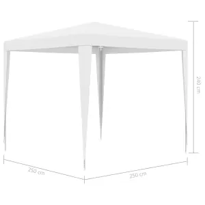 Berkfield Party Tent 2.5x2.5 m White