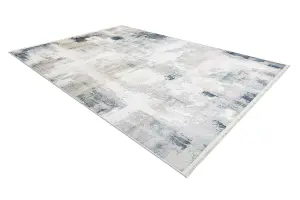 DISTIN 0144A white / cream / beige modern carpet - Abstraction, vintag 120x170 cm