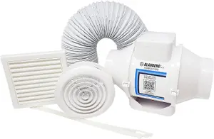 Blauberg TURBO E 100-T In-line Axial Extractor Fan Kit