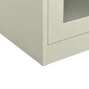 Berkfield Office Cabinet Light Grey 90x40x90 cm Steel