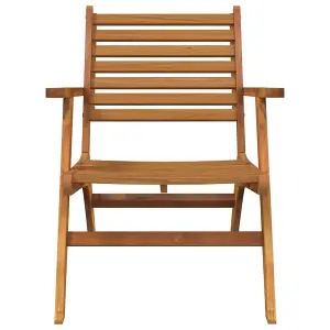 Garden Chairs 2 pcs Solid Acacia Wood