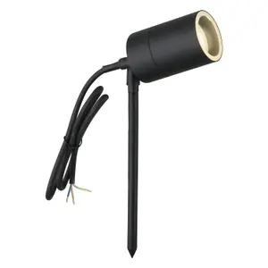 First Choice Lighting Blaze Black Outdoor Spike Light