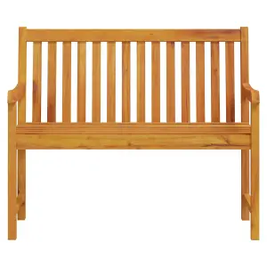 Berkfield Garden Bench 110 cm Solid Acacia Wood