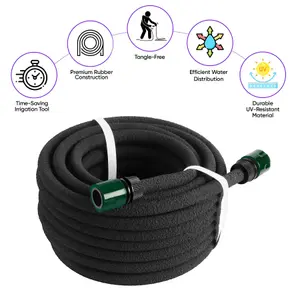 15M Porous Garden Soaker Hose Pipe