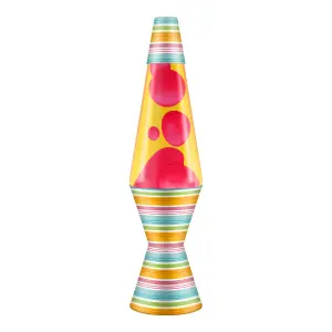 The Original Lava Lamp Company, Beach Umbrella Retro Lava Lamp, 14.5" Tall