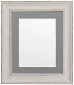 Scandi Pale Grey Frame with Dark Grey Mount for Image Size 20 x 16 Inch