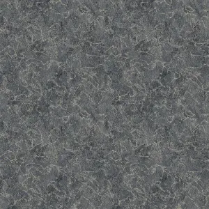 Hotel Luxe Textured Marble Navy / Silver Wallpaper