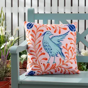 furn. Makila Floral Polyester Filled Outdoor Cushion