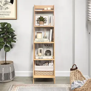 Corona Ladder Bookcase Solid Pine