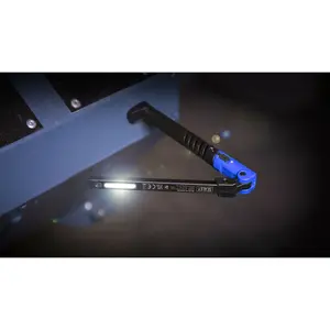 Slim Folding Pocket Light - 2 COB & 1 SMD LED - Rechargeable - Magnetic - Blue