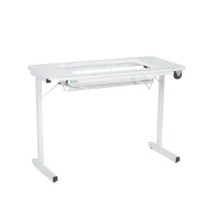 Craft and Hobby Table Fully Assembled White 101.5 x 50 x 71.5cm