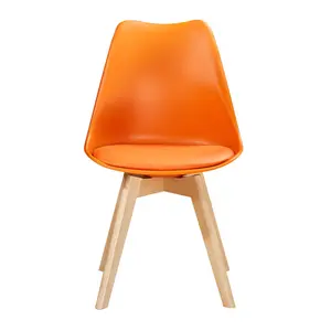 Croxley Solid Wood Dining Chair (Set of 2) Orange