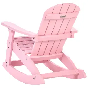 Garden Kids Rocking Chair ADIRONDACK Pastel Pink