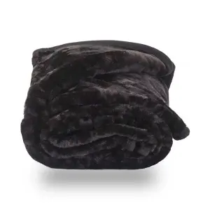 Mink Throw Soft Touch Blanket Fleece Faux Fur