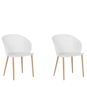 Leeven Dining Chair (Set of 2) White