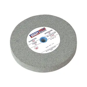 Sealey 200mm A36Q Coarse Grinding Stone Aluminium Oxide - Grey BG200/16