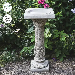 Roman Design Highly Detailed Birdbath