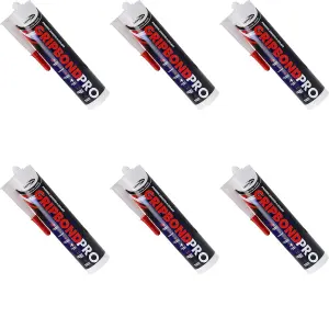 Bond It Grip Bond Pro Sealant & Adhesive Crystal Clear EU3      BDMSPCL(N) (Pack of 6)